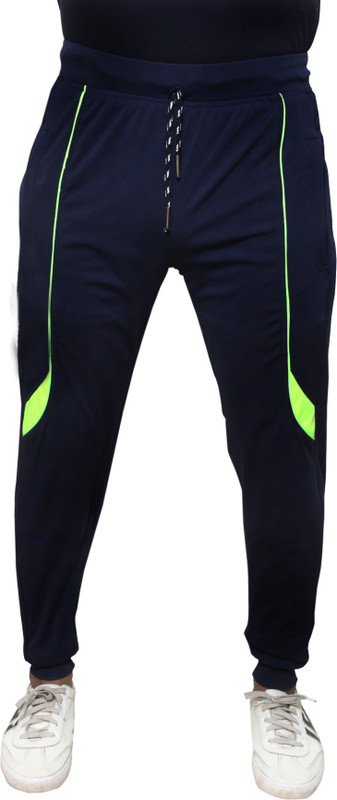 star face collection Color Block Men Blue Track Pants