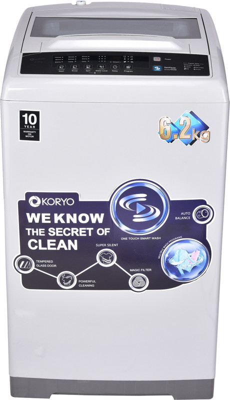 Koryo 6.2 kg Fully Automatic Top Load Grey(KWM6518TL)