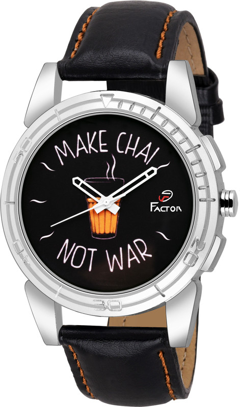 factor FR-BWKF-NOTWAR Super Premium Green CHAI NOT WAR Sarcastic Collection Analog Watch  - For Men