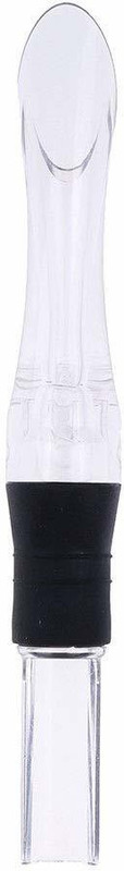 Iktu Portable Pourer Acrylic Aerating Pourer Decanter Aerator Spout Pourer Plastic Bottle Stopper(Clear)