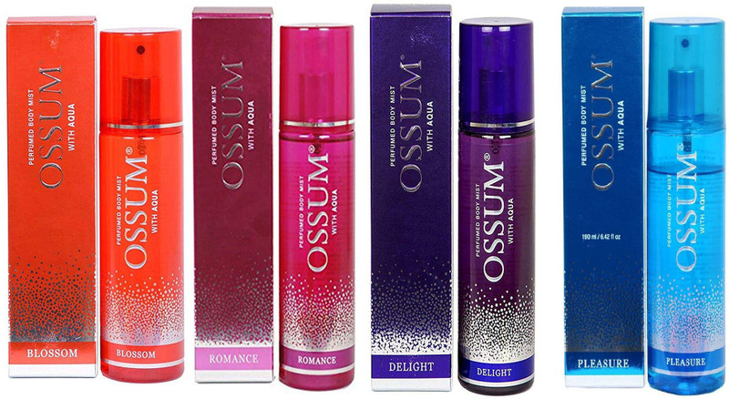 ossum Body Mist, 115 ml - Pack of 4 Deodorant Spray  -  For Men & Women(460 ml, Pack of 4)