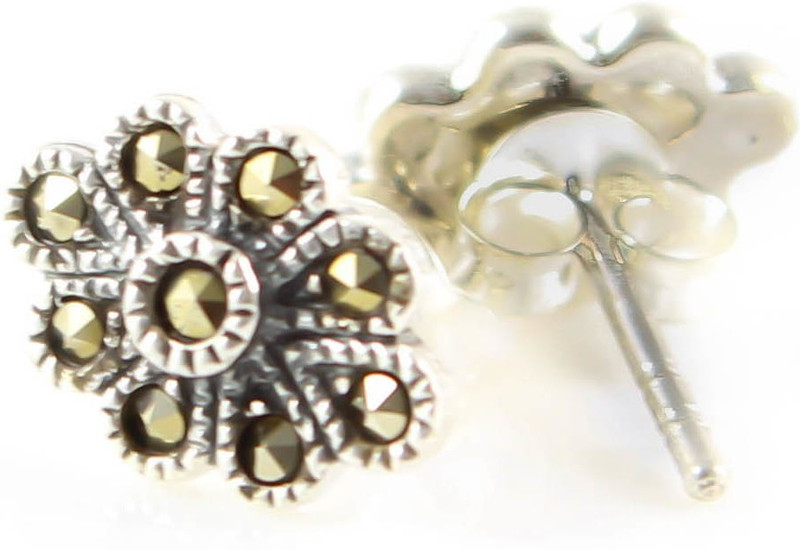 earfashion Vibrant charm Sterling Silver Stud Earring