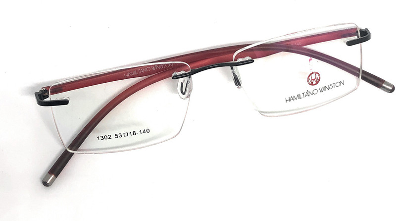 Hamiltano Winston Rimless Rectangle Frame(53 mm)