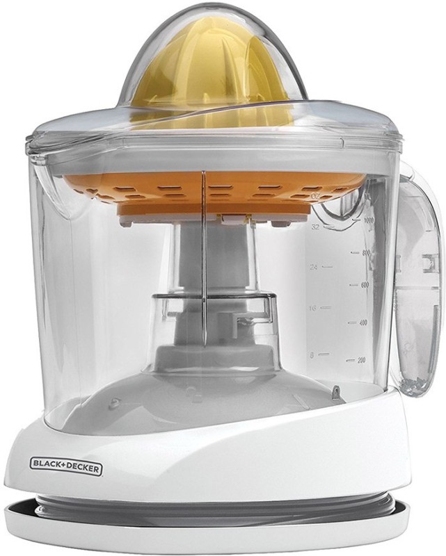 Black & Decker NA CJ625 30-Watt 34-Ounce Citrus Juicer 450 Juicer Mixer Grinder(White, 1 Jar)