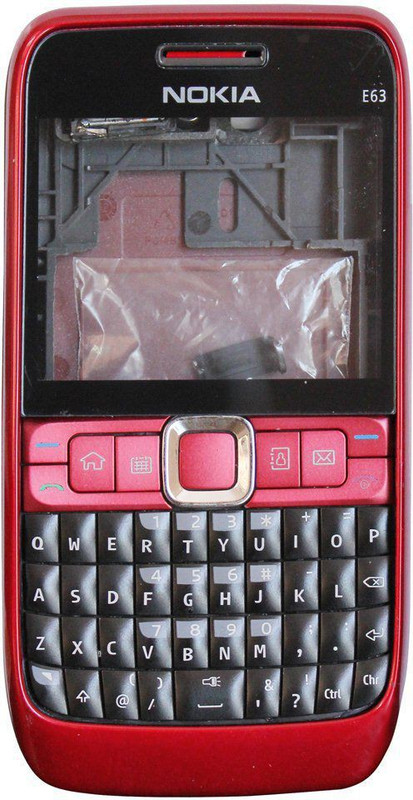 Nokia Nokia E63 Housing Body Only Full Panel(RED)