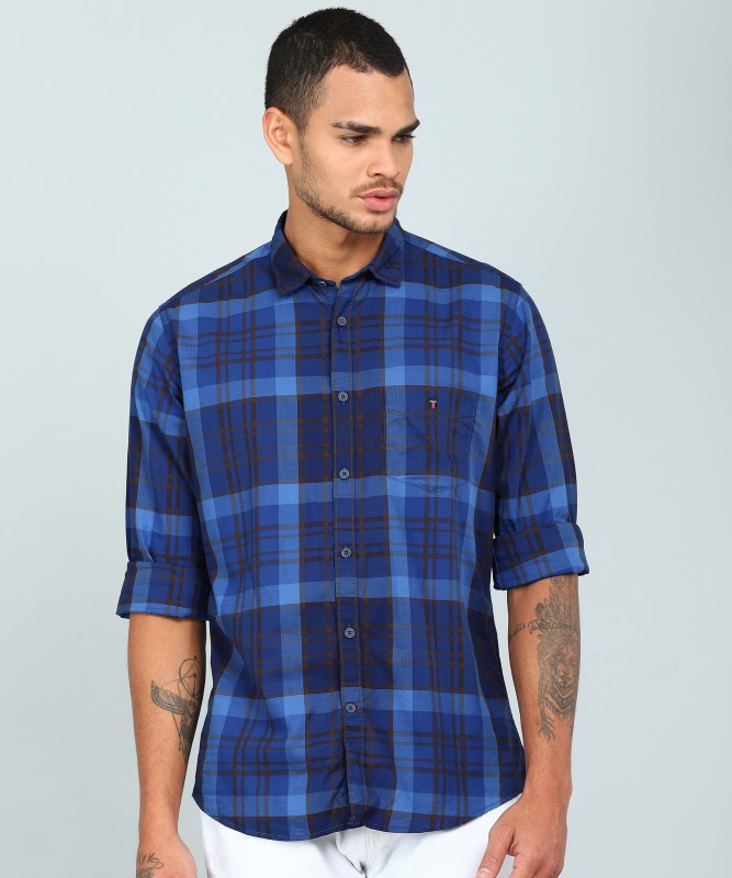Buy Louis Philippe Blue Shirt Online - 371394