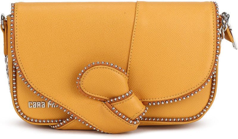 Cara Mia Yellow Sling Bag