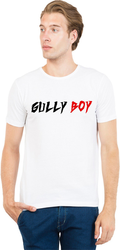 headway Printed Men Round or Crew White T-Shirt