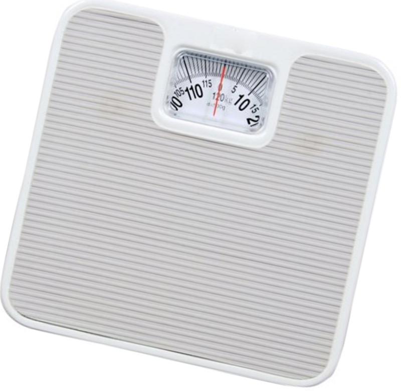 Rorian Analog Weight Machine For Human Body With Capacity 120 Kg Mechanical Weighing Scale(White)