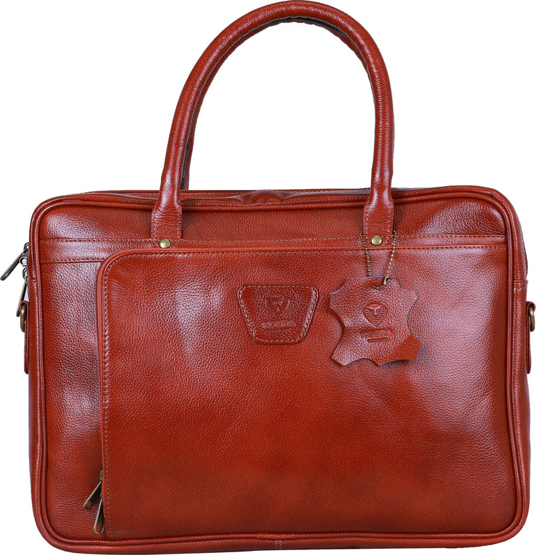 KOBRA 19112 Medium Briefcase - For Men(MARRON)