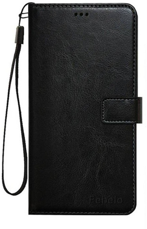 anjalicreations Flip Cover for SAMSUNG GALAXY J8 -2018(Vintage Black)