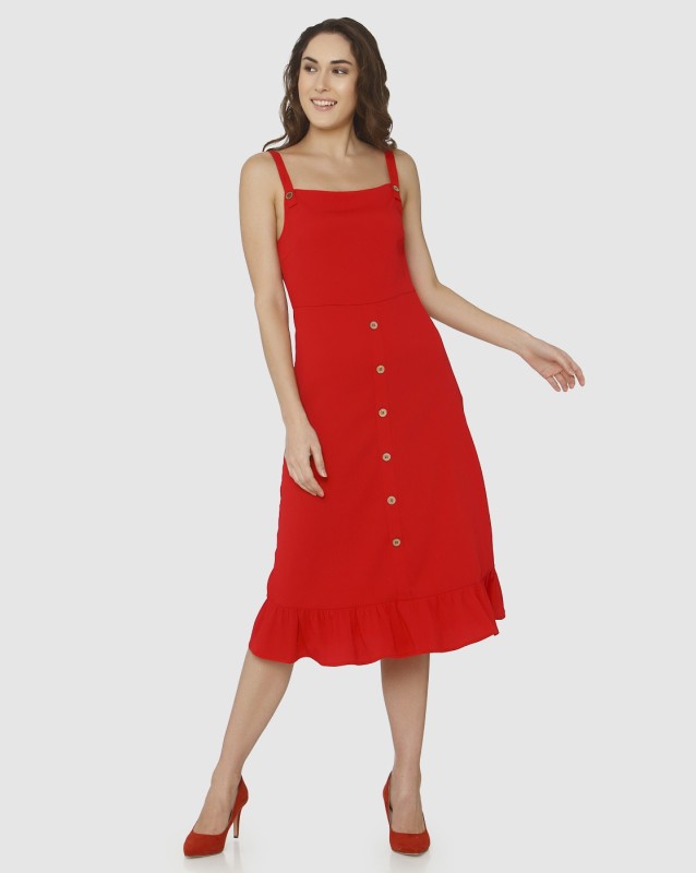 vero moda red dress