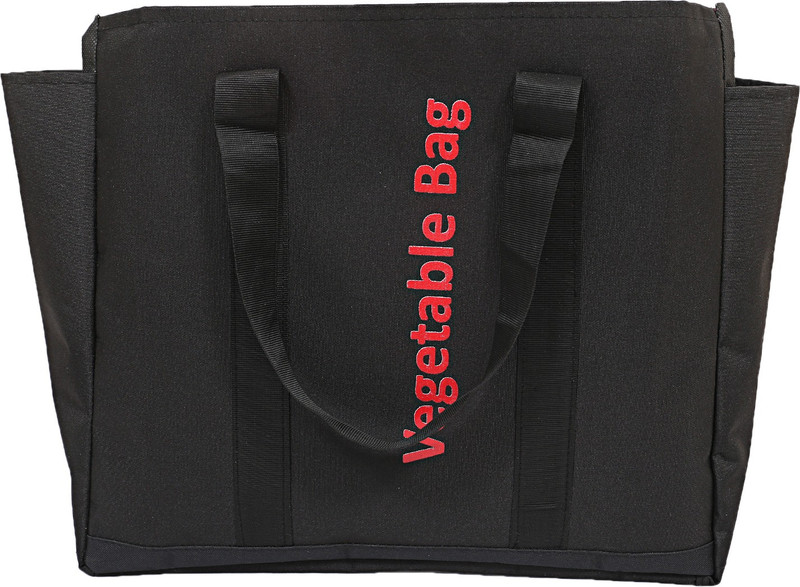 KUBER INDUSTRIES Canvas 1 Piece Vegetable Grocery Bag (Black)-CTKTC3710 Grocery Bag(Black)