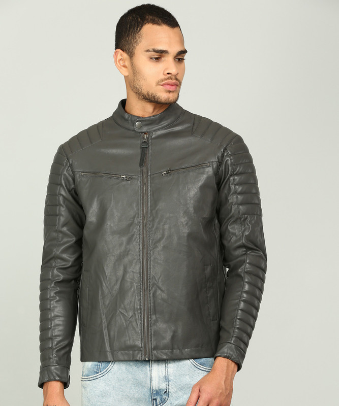 pepe jeans full sleeve solid men's jacket