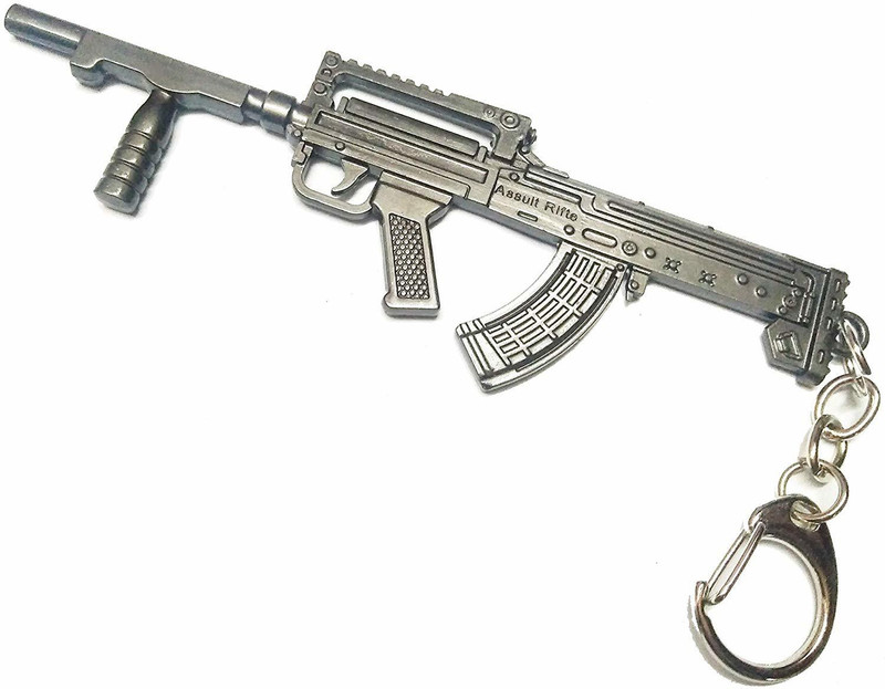 imperium bizz PUBG Game Miniature Metal Bolt-Action Sniper Rifle Keychain Key Ring Key Chain
