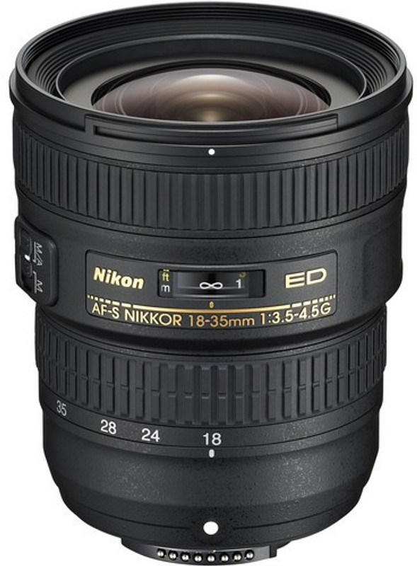 Nikon AF-S Nikkor 18-35mm f/3.5-4.5G ED Lens(Black, 18 - 35)