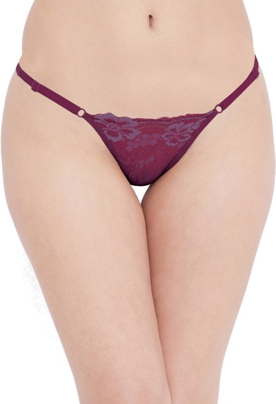 N-Gal Women Thong Purple Panty(Pack of 1)