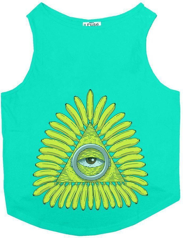 RUSE T-shirt for Cat(Aqua Green)