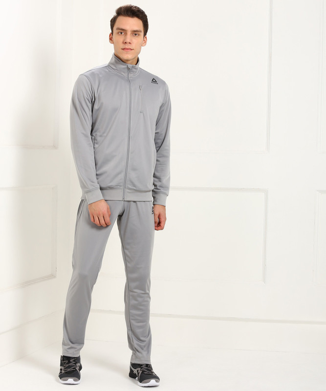 Reebok solid men's track suit store