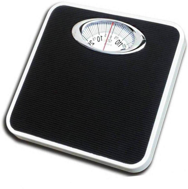 Granny Smith Personal Bathroom Human Body Weight Measuring Analog Mechanical Manual Weighing Scale(Black)