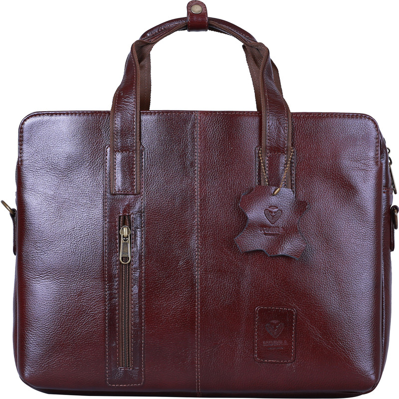 KOBRA KOBRA-BRIEFCASE-19107 Medium Briefcase - For Men & Women(DARK BROWN)