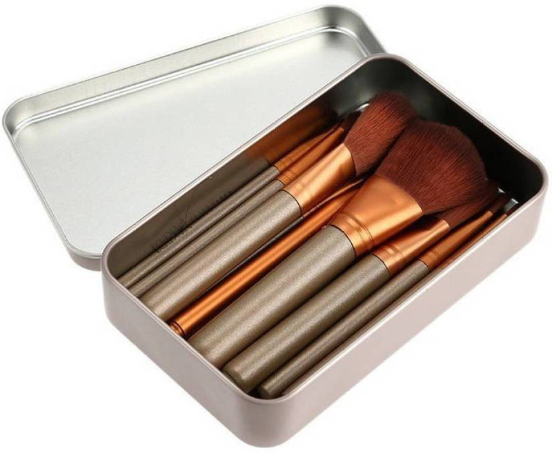 katti del coco Sets of Make-up-Brushes pack of 12 (brown)(Pack of 12)