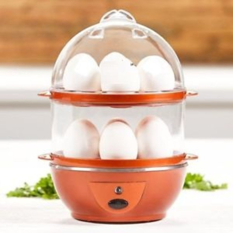 ZEK 87954 Egg Cooker(Brown, 14 Eggs)