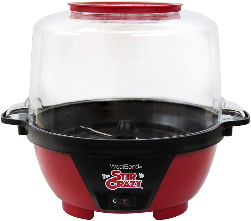 West Bend 82505 10 g Popcorn Maker(Red) West Bend 82505 10 g Popcorn Maker(Red)