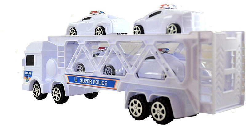 piggie Police Truck Cars for Kids,toys ,bus,truck(White, Pack of: 1)
