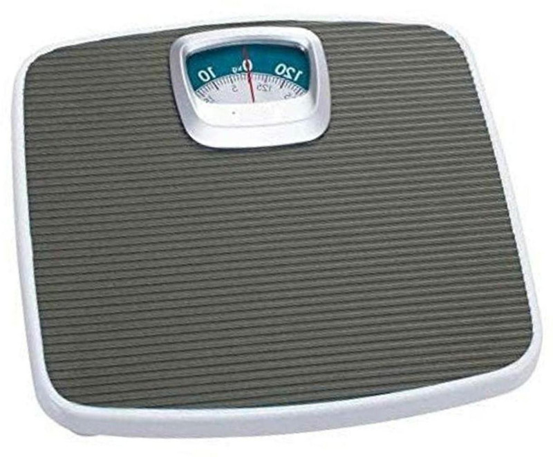 Zelenor Analog Weight Machine, Capacity 130Kg (Grey)9820 Weighing Scale(Grey)