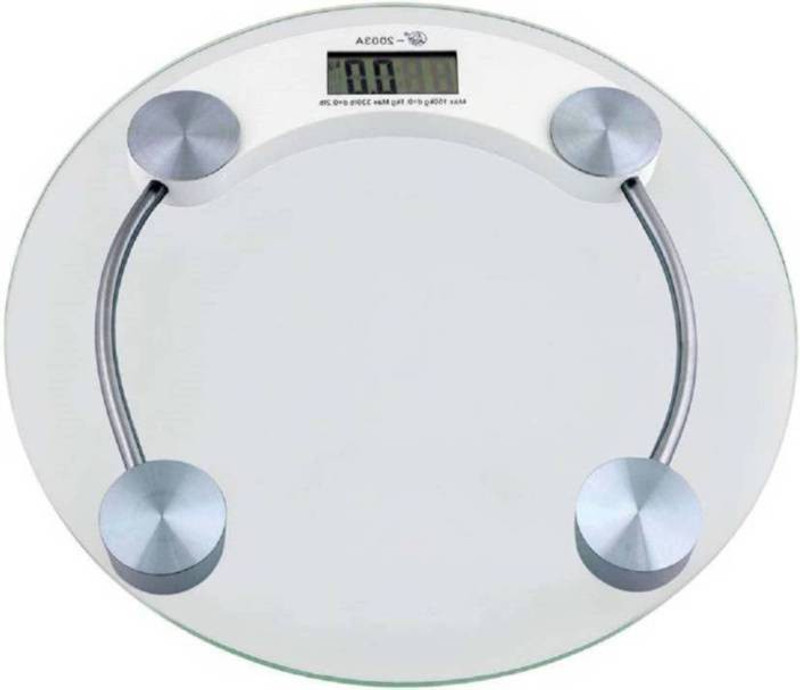 GADGET TREE Personal Health Human Body Weight Machine X2003A Round Glass Weighing Scale (White) Weighing Scale(White) GADGET TREE Personal Health Human Body Weight Machine X2003A Round Glass Weighing Scale (White) Weighing Scale(White)