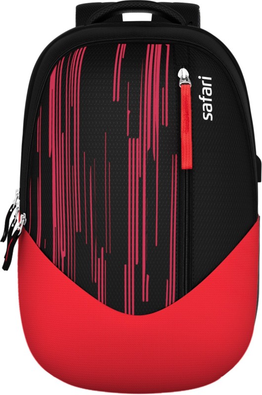 Safari Moove USB Backpack 30 L Medium Backpack(Black)
