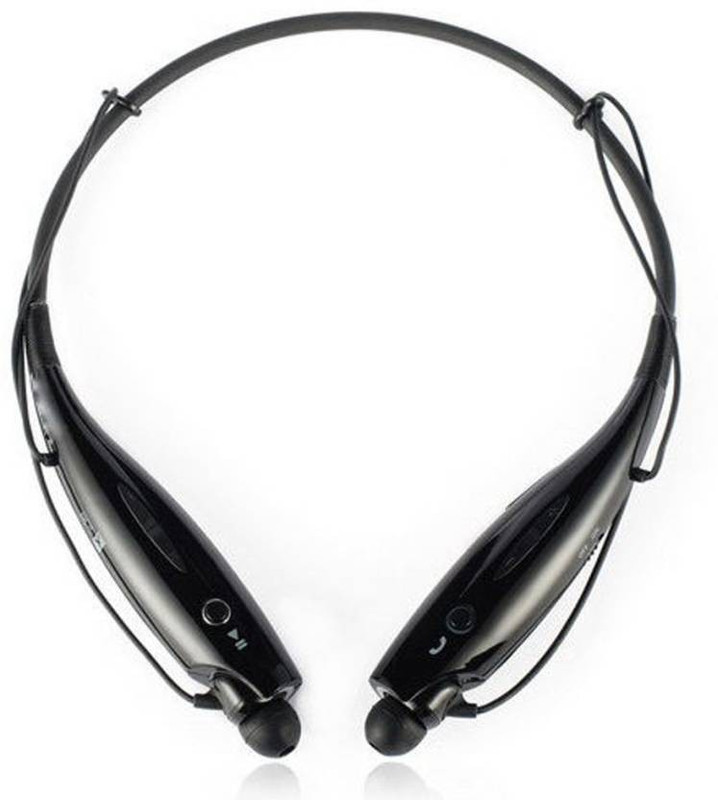 Buy OSRAY HBS 730 Neckband Headphones Wireless Sport Bluetooth Headset with Mic Black In the Ear Online at desertcartINDIA