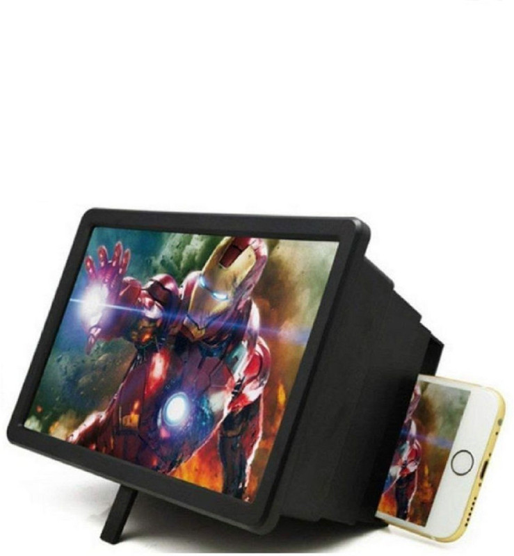 ledzz F2 Mobile Phone 3D Screen Magnifier|3D Video Screen Amplifier|Eyes Protection|Enlarged Ex pander|basics Compatible with Smartphone Screen Expander Phone