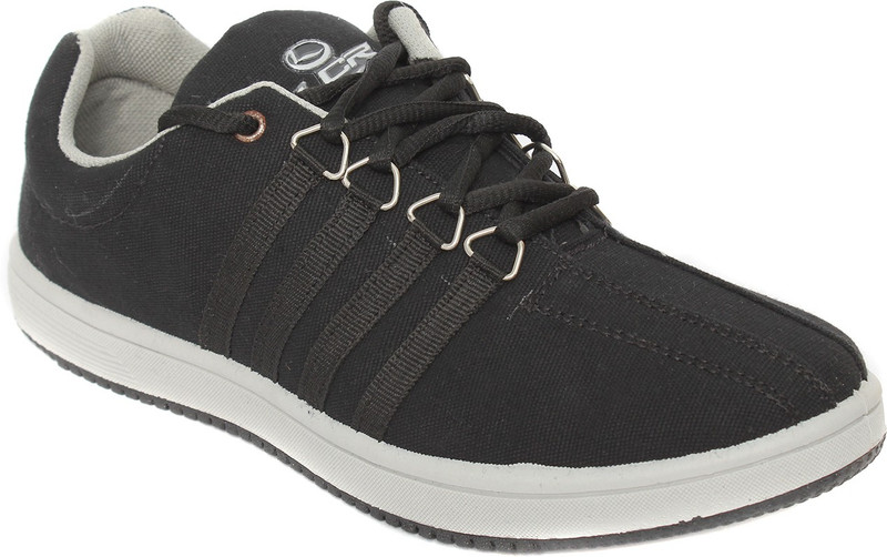 Lancer Canvas Shoes For Men(Black, Grey)