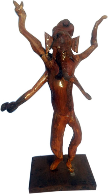 shiristi group BrownB-2 Decorative Showpiece  -  51 cm(Wood)