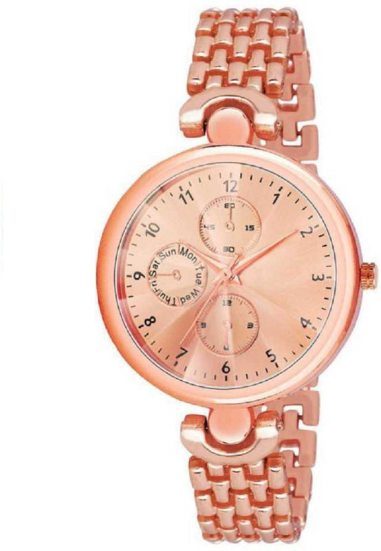 sinartrading FOR PARTY WEAR SOLID ROSE GOLD WATCH FOR GIRLS & WOMEN women Analog Watch  - For Women