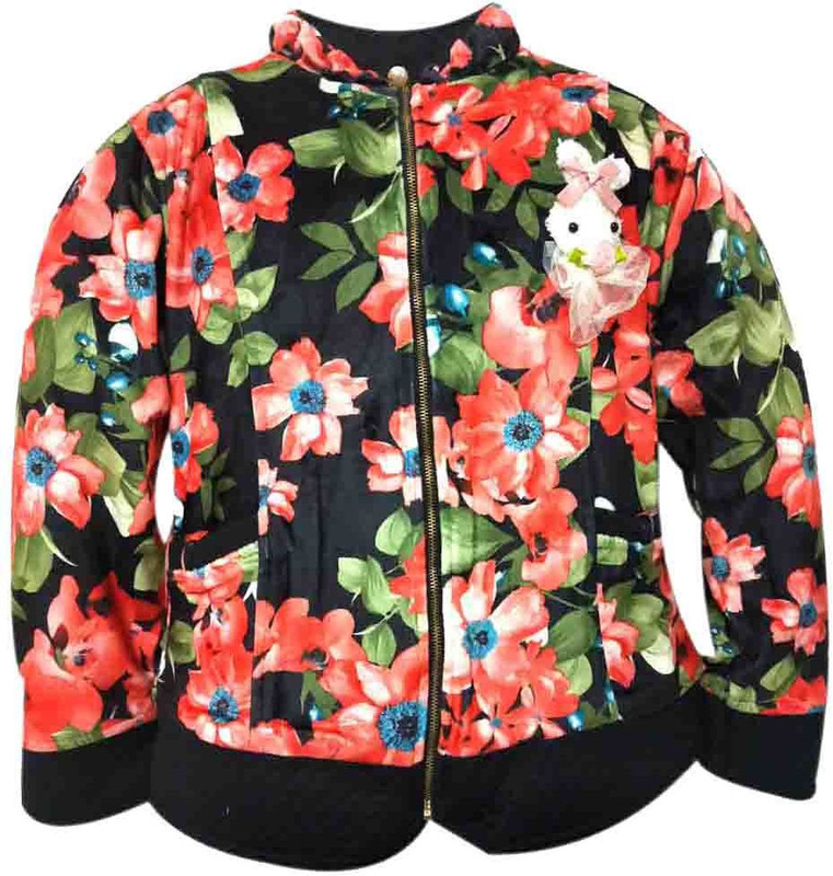 truffles Full Sleeve Printed Girls Jacket