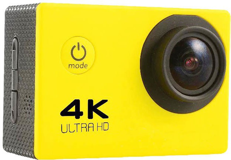 Homesogood 4K Action 4k Ultra HD Sports and Action Camera(Yellow, 16 MP)