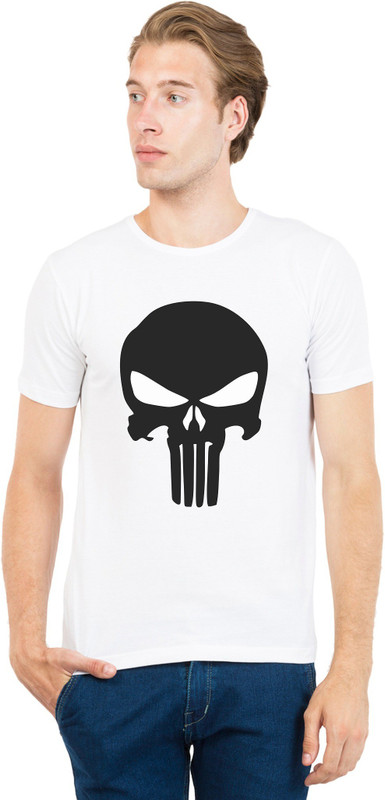 headway Printed Men Round or Crew White T-Shirt