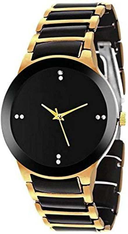 Buy royal watches Latest Stylish Black Dial and SS Belt Analog