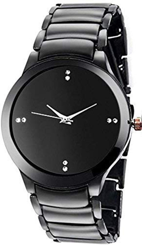 royal watches Latest Stylish Black Dial and SS Belt Analog Watch for Men and Boys | Latest Black Steel Belt and Black dial Watches for Men and Boys 2019 | Watch for Mens Stylish | Mens and Boys Watch RES-32 RES-32 Analog Watch  - For Men
