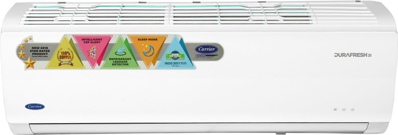 Carrier 1 Ton 3 Star Split AC - White(CAI12DF3N8F0, Copper Condenser)