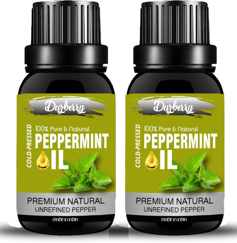 duzberry Peppermint Essential Oil 6x - 25 ML Pack of 2 (50 ML)(25 ml)