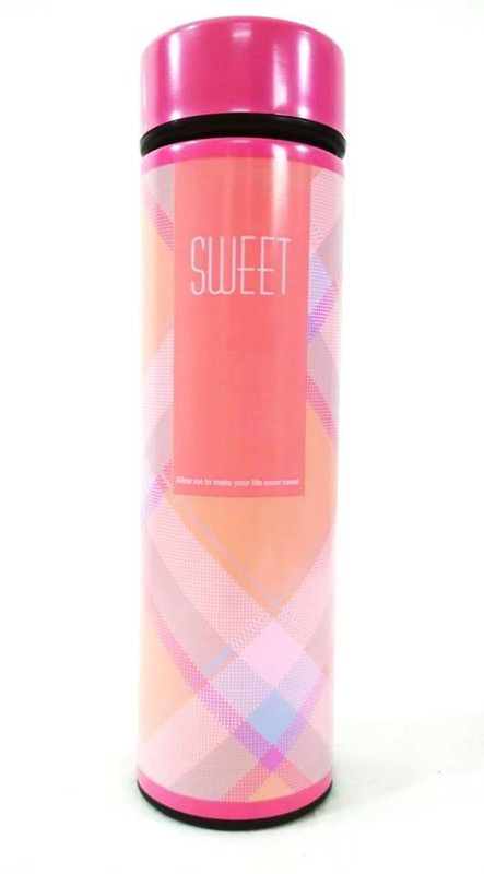 kushaan light pink grace bottle flask 500 ml Flask(Pack of 1, Pink)
