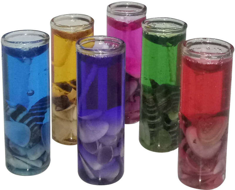 venus candles Tube - Wedding cum Birthday Candles Candle(Multicolor, Purple, Red, Green, Gold, Blue, Maroon, Pink, Orange, Beige, Yellow, Pack of 6)