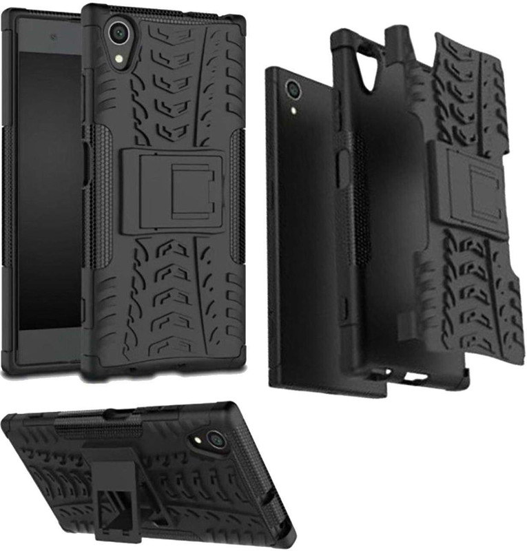 Case Creation Arm Band Case for Sony Xperia XA1 Ultra Dual(Rugged Pitch Black, Hard Case)