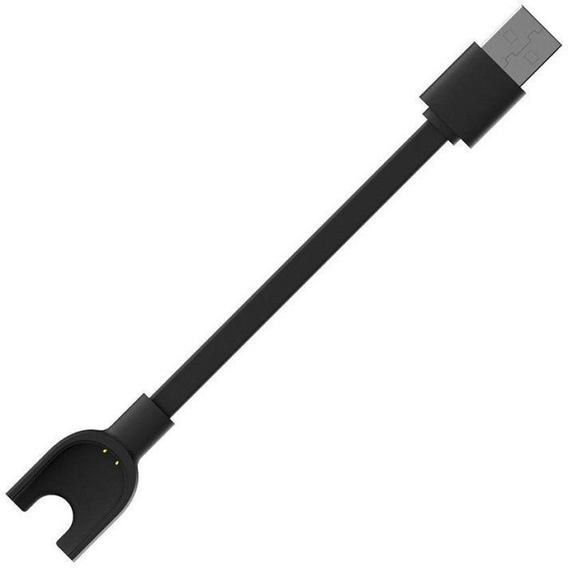 webdoo infotech USB Charger Cable for Xiaomi MI Band 3 (Black) Fitness Band (Black, Pack of 1) 0.15 m Micro USB Cable(Compatible with Fitness band, Black, Sync and Charge Cable)