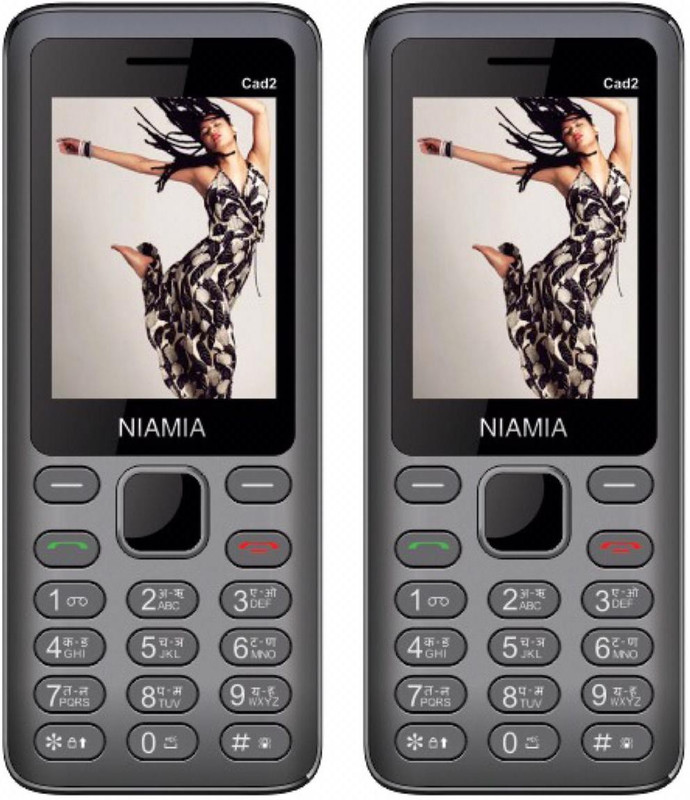 Niamia CAD 2 Combo of Two Mobiles(Grey)