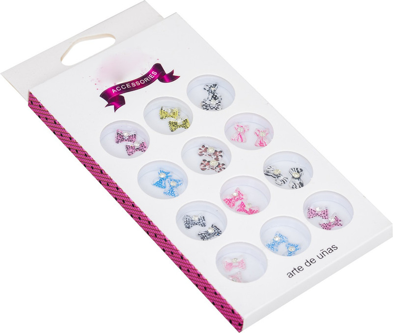 savni Nail Art design pastings for nail glitter 12 assorted colours 11(Multicolour)